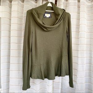 ✨ Maeve Anthropologie Olive Thermal Long Sleeve